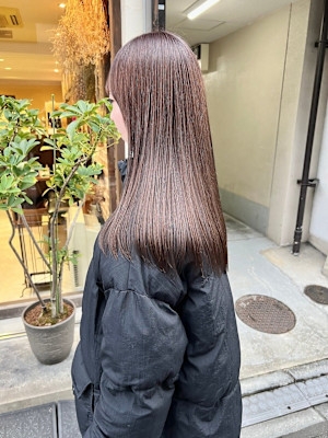 【京都・烏丸】 ツヤ感たっぷりブラウン 【ルーリールー】
