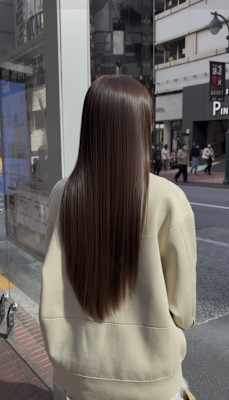 【髪質改善】潤い艶たっぷり！地毛風ストレート×ロングヘア