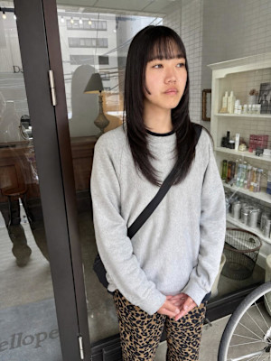 縮毛矯正 レイヤーカット　