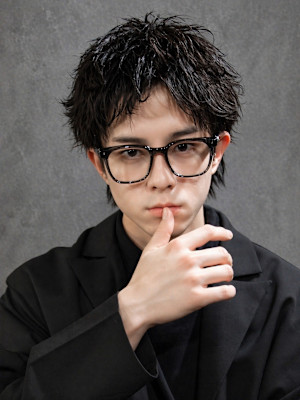 スパイキーショート×ルーズショート×ルーズパーマ×men's