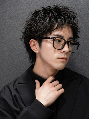 スパイキーショート×ルーズショート×ルーズパーマ×men's