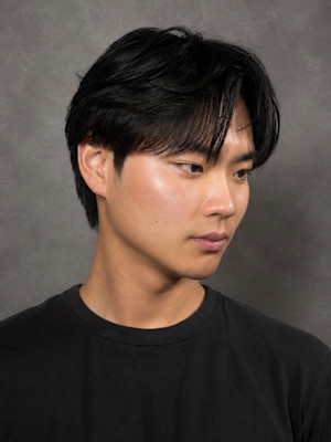 韓国風コンマバング×ニュアンスパーマ×ダウンパーマmen's