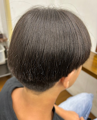 メンズ縮毛矯正ビフォーアフター