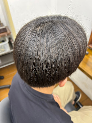 メンズ縮毛矯正ビフォーアフター