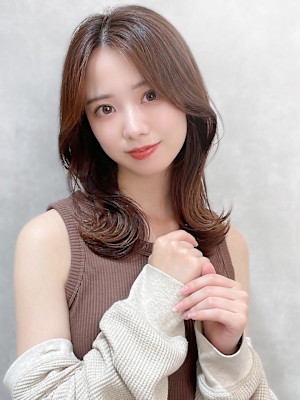 30代40代人気☆韓国風上品ロング