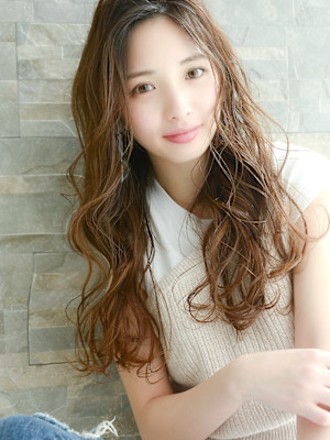 20代30代40代人気☆カジュアルリラックスくびれロング