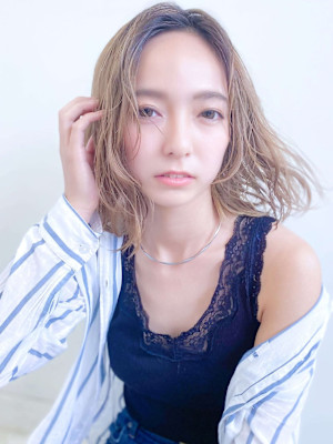 20代30代40代人気★外国人風シフォンベージュ