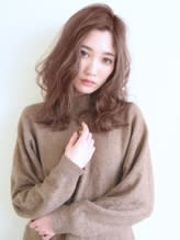 カラー人気上昇中！ピンクベージュ★女子力アップ！