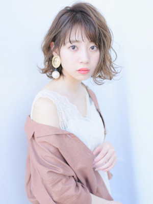 ラベージュ外ハネボブ