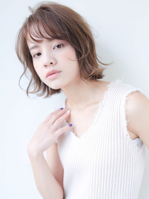 30代40代オススメ大人かわいい愛され抜け感ボブ
