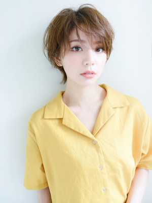 大人かわいいマニッシュショート