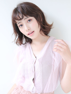 ラベージュ外ハネボブ
