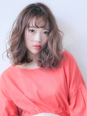 シースルーバング★大人可愛いヘルシーミディ