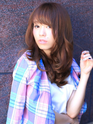 大人抜け感ロング