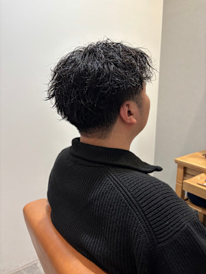 緩めツイストパーマ