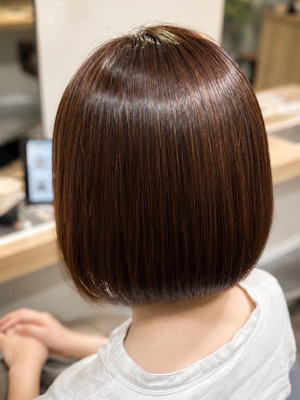 次世代髪質改善酸性ストレート×ボブ