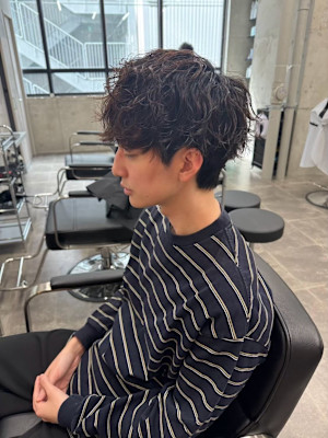 メンズシャドウパーマ