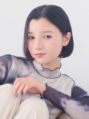耳かけ◎ナチュラルワンカール大人ボブ　ミニボブ