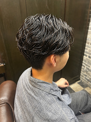 ニュアンスパーマ×マッシュショート