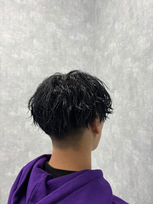 波巻きパーマ