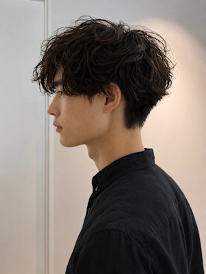 ツイストスパイラルパーマ/無造作パーマ/束感ショート