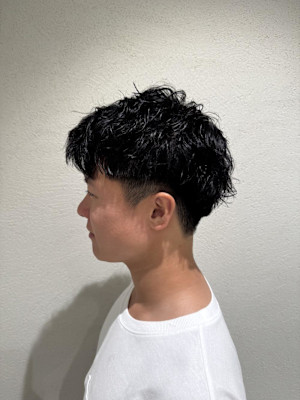 メンズパーマ　ツイストランダム