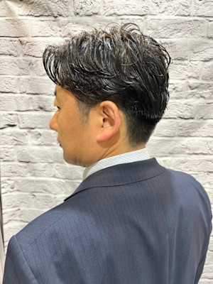 【50代 男性】ビジネスナチュラルパーマ