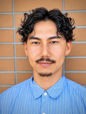 メンズカットラフカールメンズパーマ