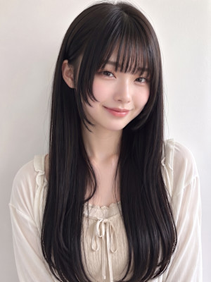 小顔見せ顔周りレイヤー