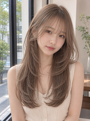 シースルーバングレイヤー