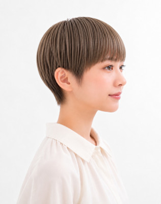 ブリーチなしのマッシュ