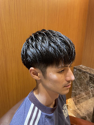 銀座 理容室 ツーブロスタイル