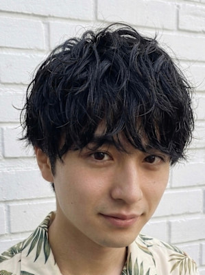 フェミニンパーマ×メンズ特殊カットでパーマも再現30秒◎