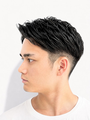 ツーブロショート×難波心斎橋
