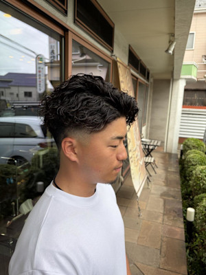 スパイラルパーマ
