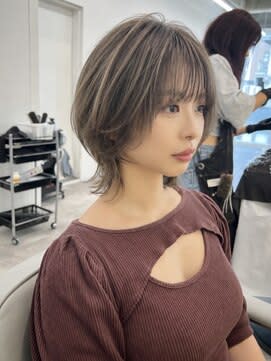 ハイライト×ハッシュカットネオウルフ20代30代40代UPU