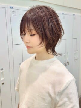 小顔ハッシュカットハイライト×ネオウルフ20代30代40代U
