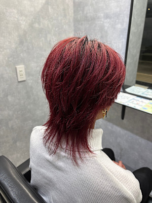 ワインレッドカラー