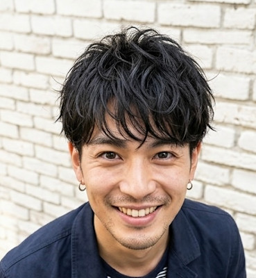緩めのナチュラルパーマ☆特殊カットで再現30秒◎