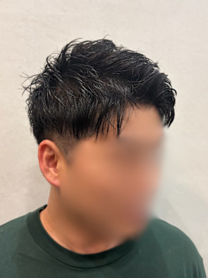 アップバングショート