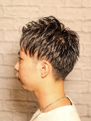 【30代 男性】ツーブロック束感ショート