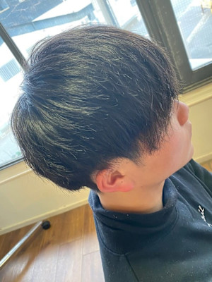 メンズカット マッシュショート ツーブロック 刈り上げ