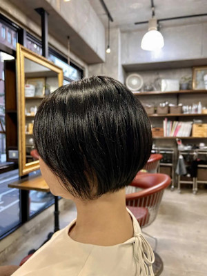 ショートヘア×グラデーション