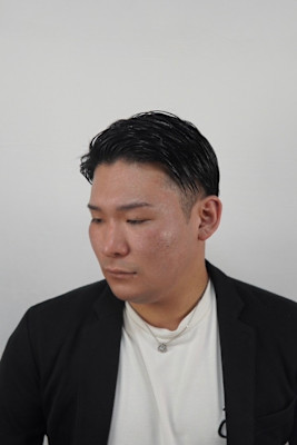 ツーブロ×七三