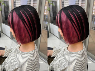 派手すぎない大人可愛いピンクアンブレラカラー