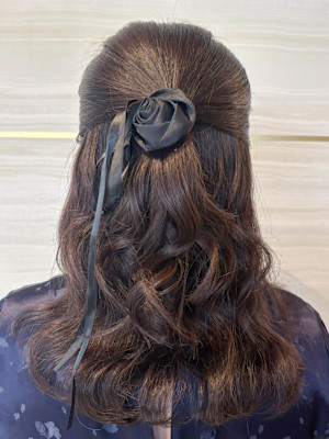 《あやね》ハーフアップ／結婚式ヘアセット