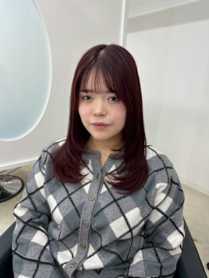 髪質改善＊韓国風＊顔周りレイヤー＊Zina Maison札幌