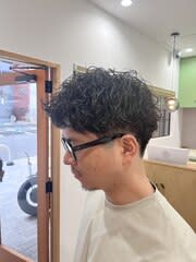 アップバングパーマ / メンズヘア /20代/30代/40代