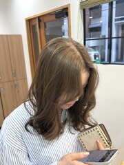 オリーブベージュ/高濃度水素カラー/20代/30代/40代