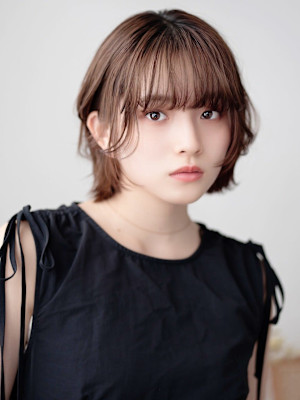 大人可愛い/20代30代/小顔/マッシュショート/ボブウルフ
